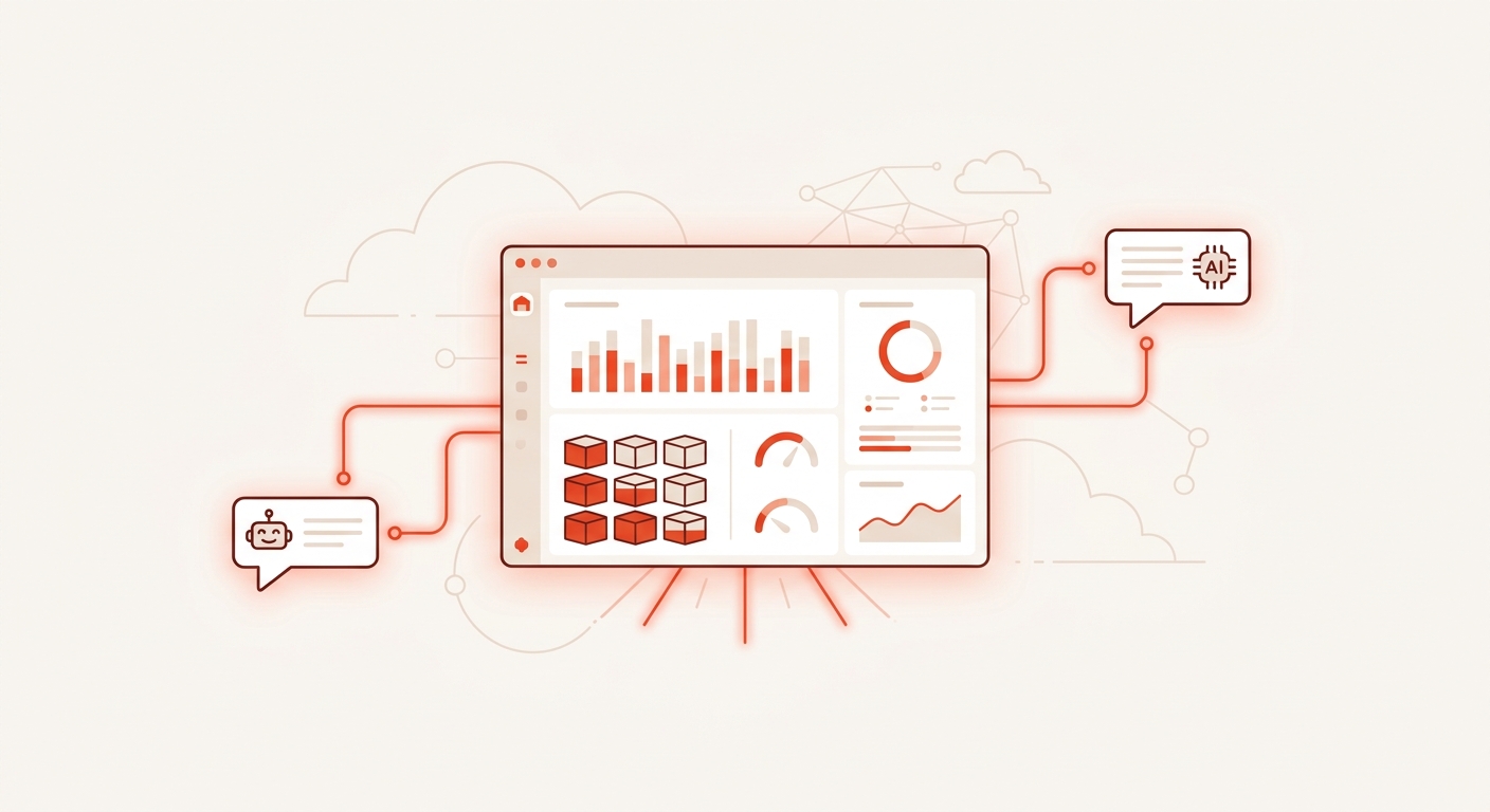 Verwaltungs-Dashboard für Selfstorage, per MCP mit KI-Assistenten in der Cloud verbunden